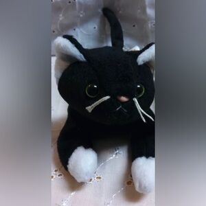 Ty beanie baby cat “Zip!” Mint condition 90s vintage